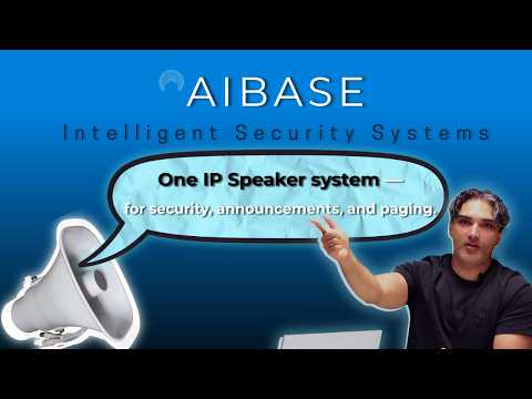 AIBASE IP Speakers