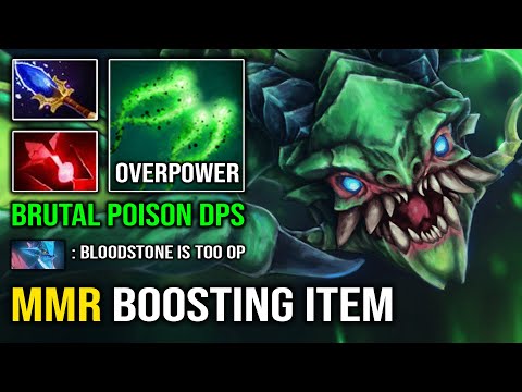 Just Buy Bloodstone For Boosting MMR in 7.32d | Unlimited Poison Slow DPS Magic Viper Dota 2