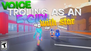 ⭐Voice Trolling As a Girl in Roblox Da Hood With Star⭐