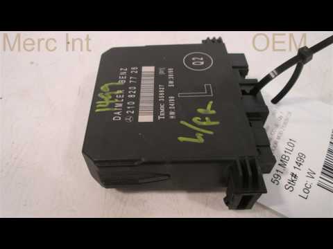 2001 Mercedes E320 LH FRONT DOOR MOD 2108207726 - mbiparts.com Used OEM Mercedes Parts - Dism... OEM