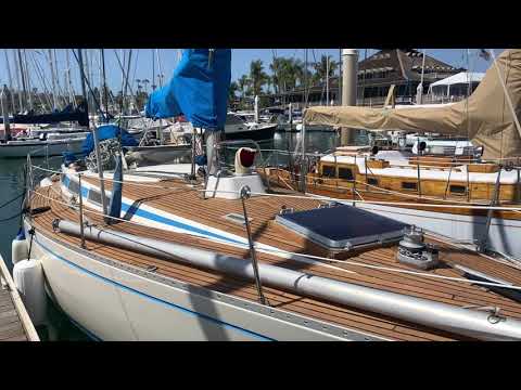 Swan 371 Sailboat For Sale by Dorgan Yachts, Inc. San Diego, CA. Exterior / Deck short walk around.