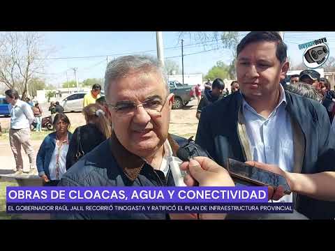 AVANZAN LAS OBRAS DE CLOACAS, AGUA Y CONECTIVIDAD
