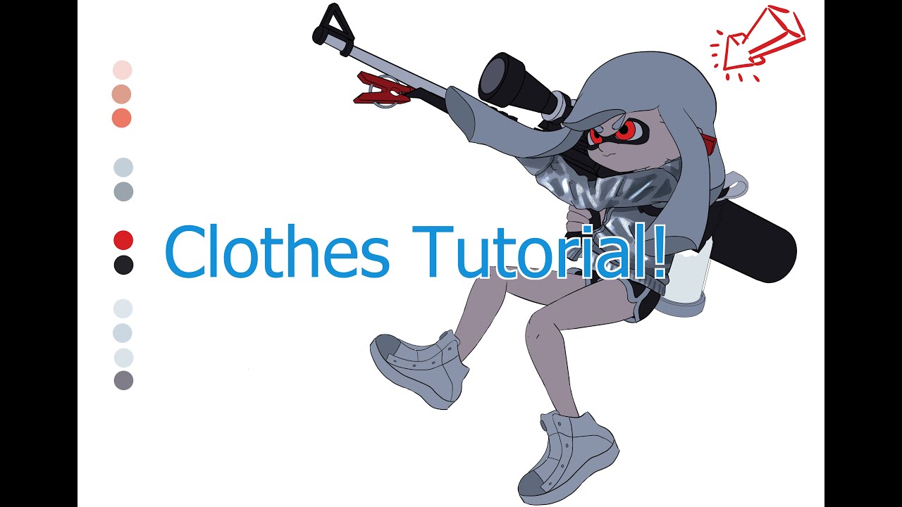 Splatoon 2 Art Tutorial - Clothes