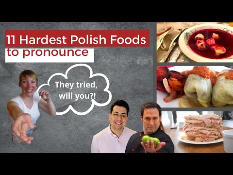 11 hardest POLISH foods to pronounce - talking to foreigners about Polish