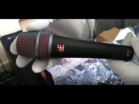 SE Electronics V7X Dynamic Instrumental Microphone Unboxing