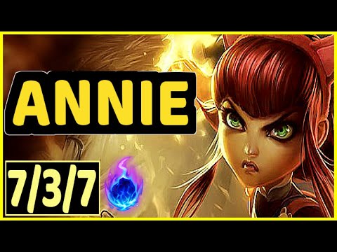 ANNIE VS BLITZCRANK - 7/3/7 KDA SUPPORT GAMEPLAY