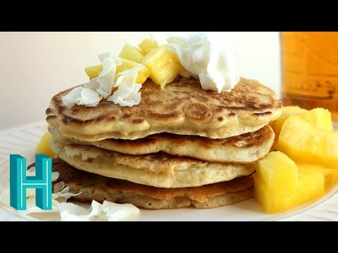 ピニャ・コラーダのパンケーキの作り方｜Hilah Cooking (How to Make Piña Colada Pancakes  |  Hilah Cooking)