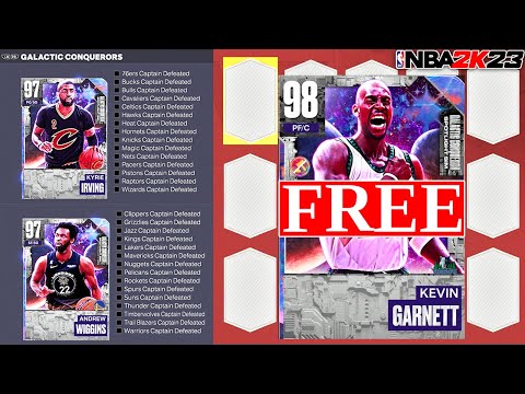 HOW TO COMPLETE THE GALACTIC CONQUERORS SPOTLIGHTS FOR GALAXY OPAL KEVIN GARNETT IN NBA 2K23 MyTEAM!
