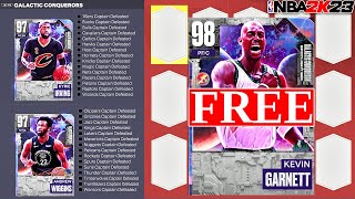 HOW TO COMPLETE THE GALACTIC CONQUERORS SPOTLIGHTS FOR GALAXY OPAL KEVIN GARNETT IN NBA 2K23 MyTEAM!