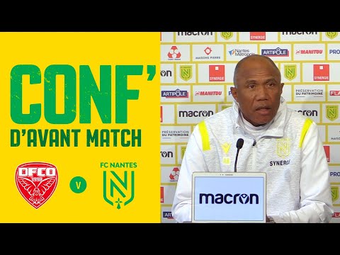 Antoine Kombouaré avant Dijon FCO - FC Nantes
