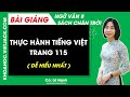 Thực hành tiếng Việt trang 115 Ngữ văn lớp 8 Chân trời sáng tạo