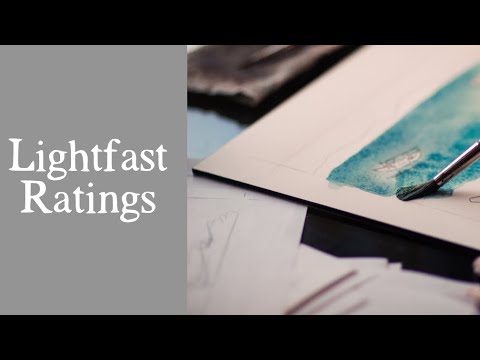Watercolour 101: Lightfast Ratings