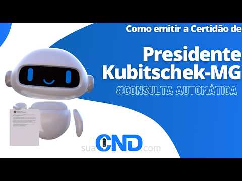 Como emitir a certidão negativa de Presidente Kubitschek-MG  em apenas 2 minuto! :)