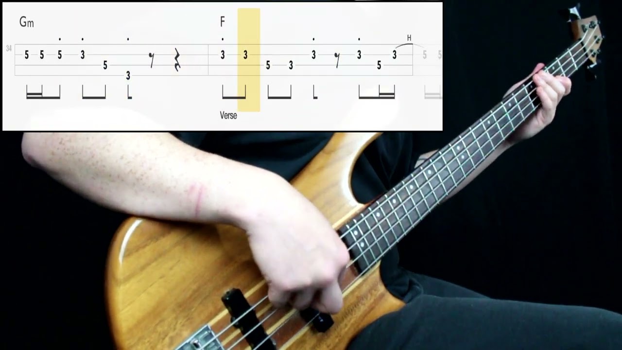 Bruno Mars - I Just Might (Bass Cover) (Play Along Tabs In Video)