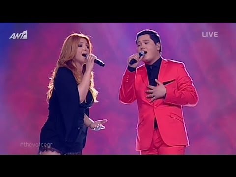 Helena Paparizou & Yuri Melikov - Kenourgia Agapi (Live @ The Voice of Greece)