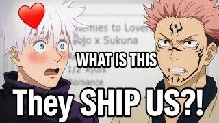 JJK Characters React to Fanfiction Ships | JJK Group Chat