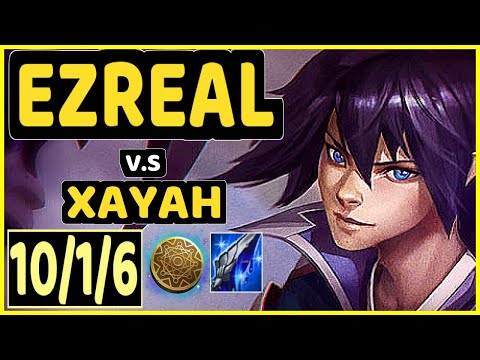 REKKLES (EZREAL) vs XAYAH - 10/1/6 KDA BOTTOM ADC CHALLENGER GAMEPLAY - EUW