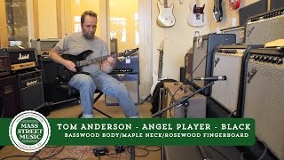 Video thumbnail for Tom Anderson Electric Guitars - Angel Player - Black by Mass Street Music