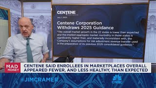 Jim Cramer on what is behind Centene's 40% drop