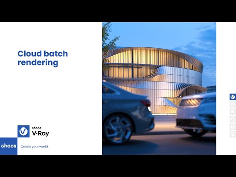 V-Ray 5 for Rhino — How to render multiple images simultaneously with Chaos Cloud.