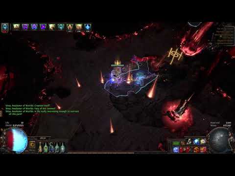 POE 3.9  Guardian Storm Brand  Awakening level 8 Sirus Kill