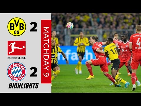 Borussia Dortmund vs Bayern Munchen 2-2 | Extended Highlight & Goal | Bundesliga 2022/2023