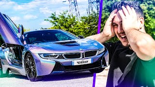 Un covering holographique de MALADE sur ma BMW I8 🔥