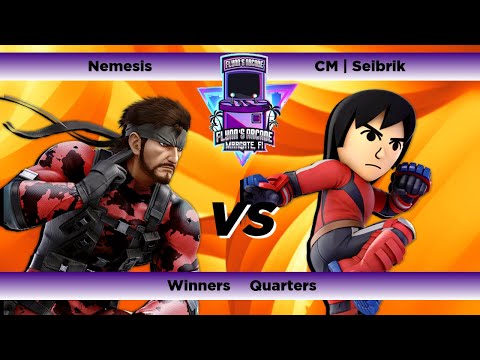 Flynn's Arcade 050 Winners Quarters - Nemesis (Snake) Vs CM | Seibrik (Mii Brawler)SSBU Ultimate