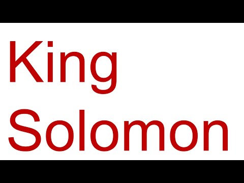 , title : 'Life of King Solomon'