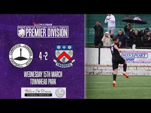 Cumnock Juniors 4-2 Troon FC | WOSFL Premier Division | 15/03/23