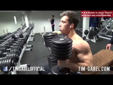 Tim Gabel 60kg dumbbell press on the incline bench - Tim fails.. - TIM-GABEL.COM