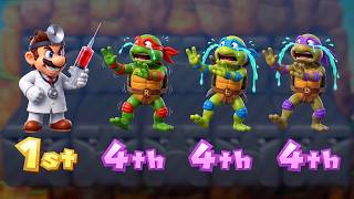 【マリオパーティ10】全ミニゲーム対決！ドクターマリオVS TMNTチーム ドクターマリオはTMNTチーム3人に勝てるのか? 4K (UHD)
