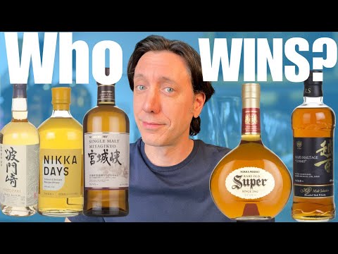 Japanese Whisky Blind Tasting: Miyagikyo, Hatozaki Pure Malt, Mars Maltage Cosmo, Super Nikka & Days