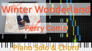 🎹Solo &amp; Chord, Winter Wonderland, Perry Como, Synthesia Piano