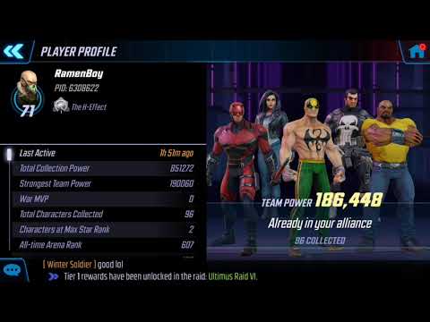 Marvel Strike Force : The H-Effect Alliance