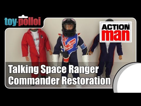 Vintage Talking Action Man Space Ranger Commander Restoration - Toy polloi