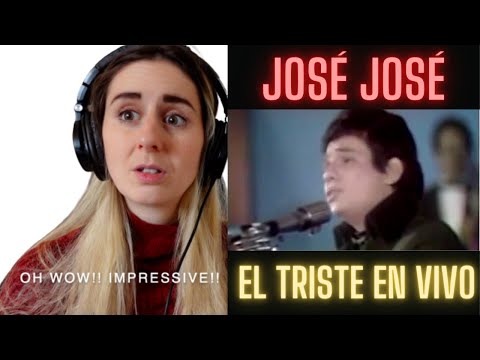 Singers First Reaction José José El Triste en vivo - José José El Triste en vivo Reaction