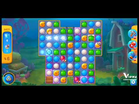Fishdom. 9477 level no boosters and diamonds. 15 moves