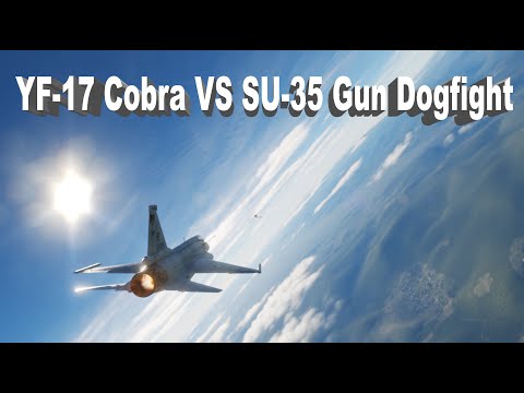 YF-17 Cobra VS Russian SU-35 Gun Dogfight