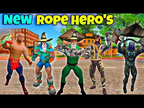 Tried To All Rope Hero's Power In Rope Hero Vice Town | Rope Hero Vice Town