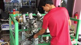 Automatic jig cutting air duct