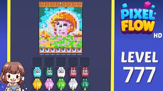 Pixel Flow Level 777 Solution Walkthrough
