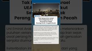 TAK HANYA AS & ISRAEL! UEA Dilaporkan Ikut Serang Iran Sejak Perang di Timur Tengah Pecah