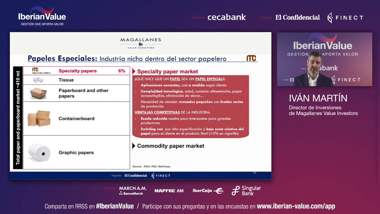 Idea para INVERTIR 💡📈 Miquel y Costas 🧻 Iván Martín (Magallanes) ¡LA + VOTADA! | Iberian Value 2020