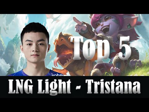 LNG Light (Tristana) Top Plays - IG vs LNG, LPL 2021 Spring W2D3 Highlights