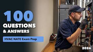 100 HVAC NATE Exam Prep Practice Questions and Answers (2026) | Pass Your Exam