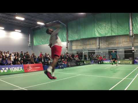 2020 Canadian Badminton Nationals - MS SF Brian Yang vs B R Sankeerth