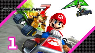Mario Kart 7 - Mushroom Cup 50cc 100cc 150cc 3 Stars - 100% Playthrough (1)