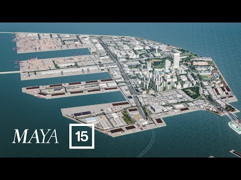 Completing the Port Island - Cities Skylines: Maya [EP 15]