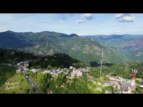 Santa Bárbara, Antioquia desde el aire | El balcón de los bellos paisajes